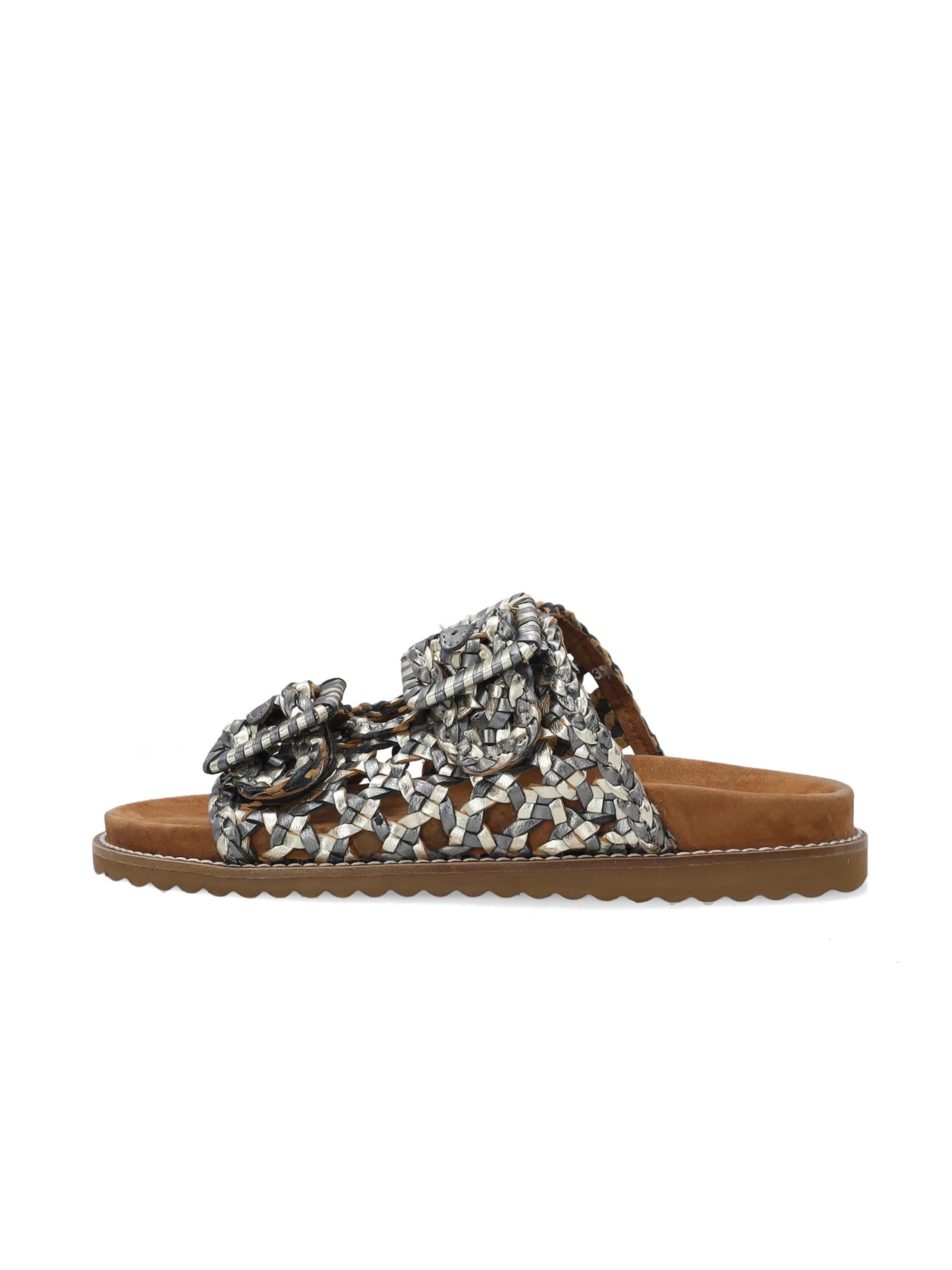 VENEZIA Mules 'Venezia' in Gold: front