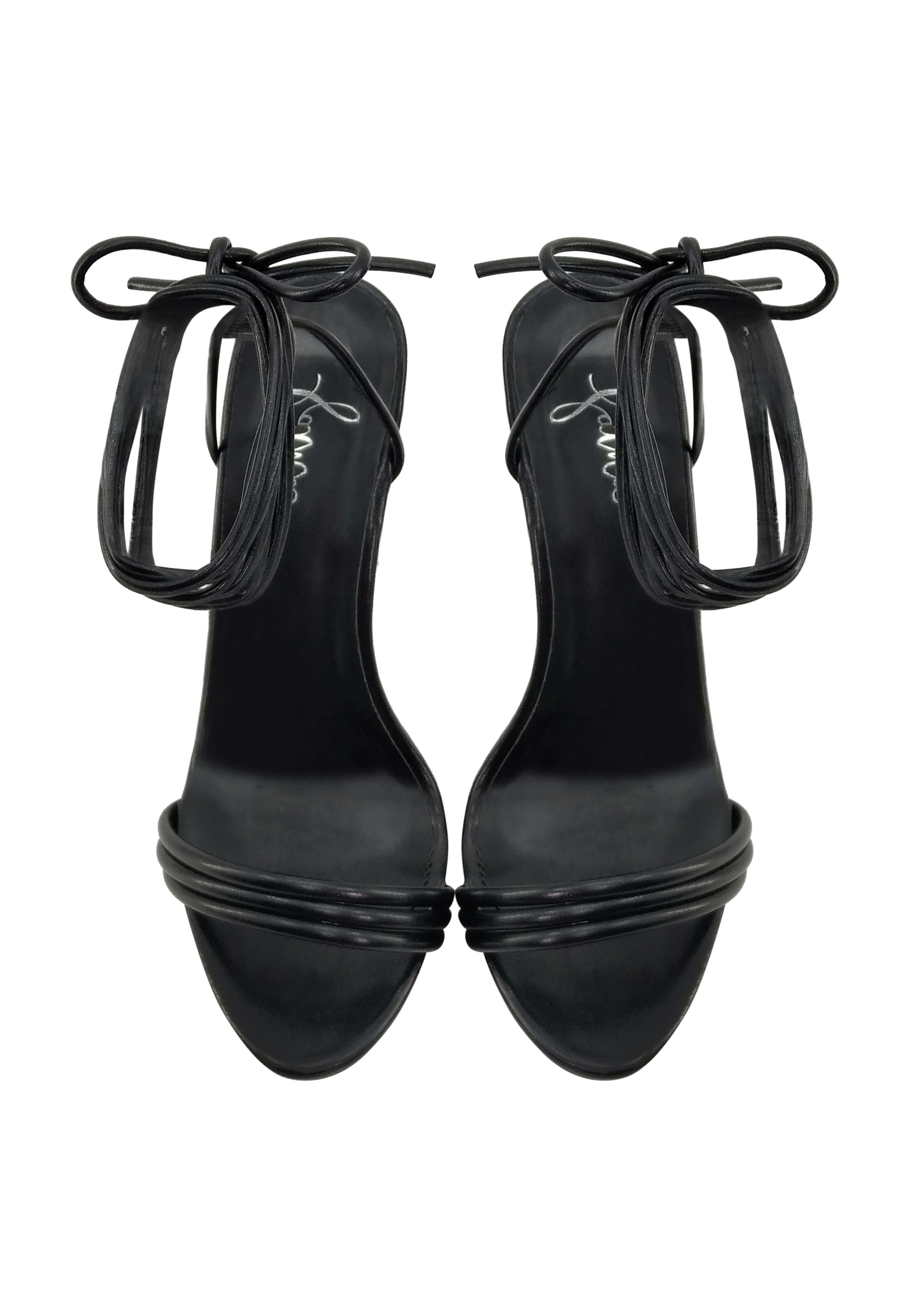 faina - Sandalias con hebilla 'Colina' en negro