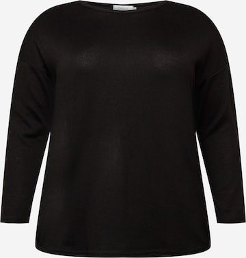 ONLY Curve Shirt 'ELCOS' in Black: front