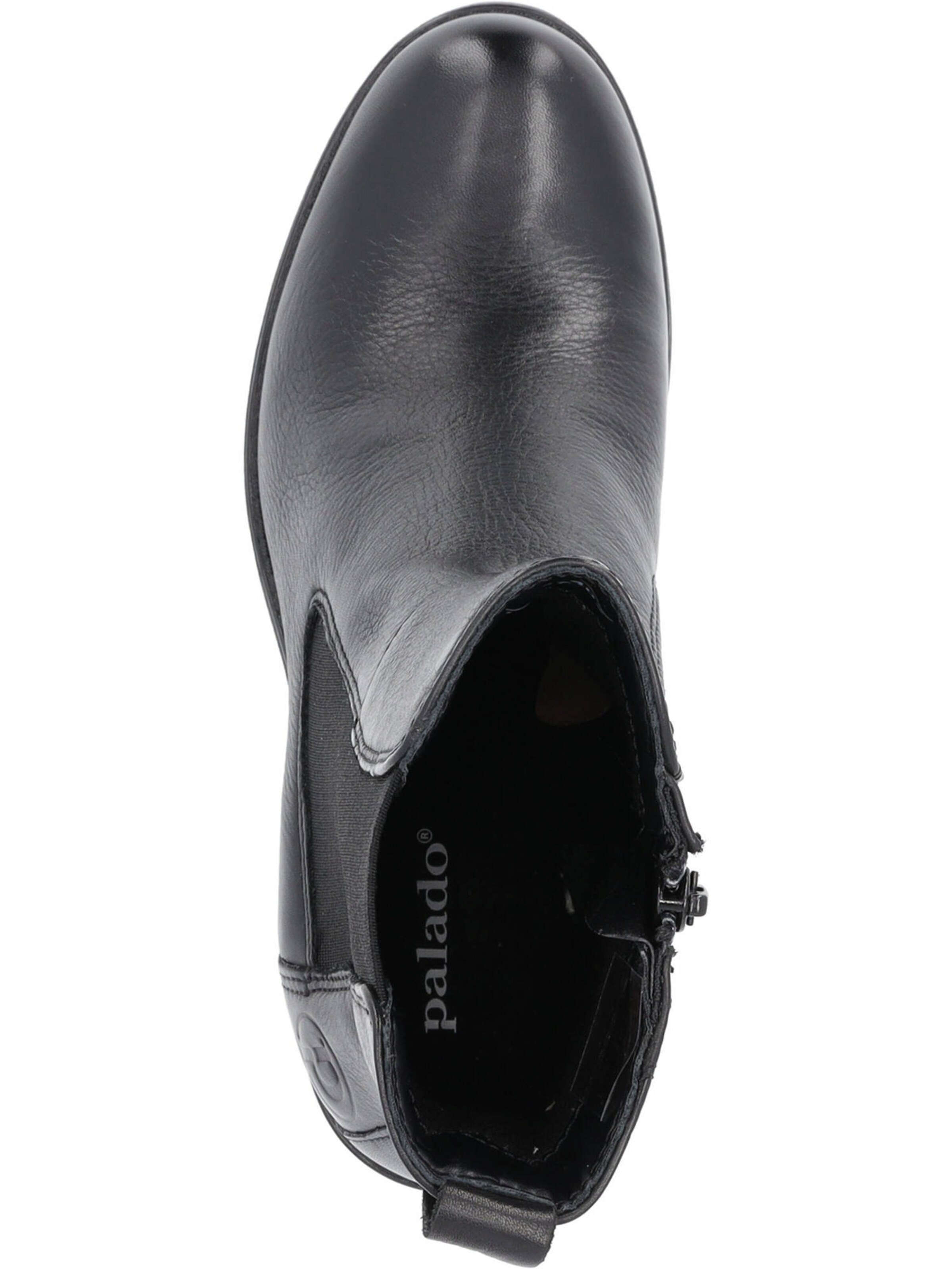 Palado Enkellaarsjes 'Giglio' in Zwart