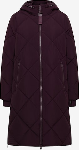 CECIL Between-Seasons Coat in Purple: front