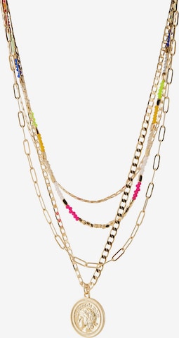 PIECES Necklace 'Vamuas' in Gold: front