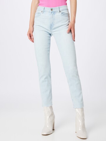 Skinny Jean 'ROXANNE' 7 for all mankind en bleu : devant