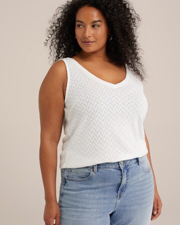 WE Fashion Top in Weiß: Vorderseite