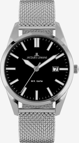 Jacques Lemans Analog Watch in Silver: front