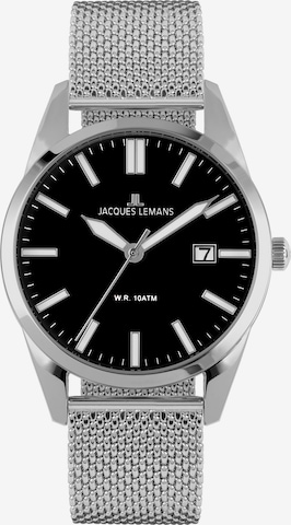 Jacques Lemans Analog Watch in Silver: front