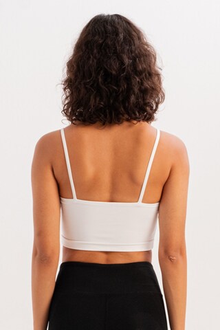 Bustier Soutien-gorge de sport Justever en blanc
