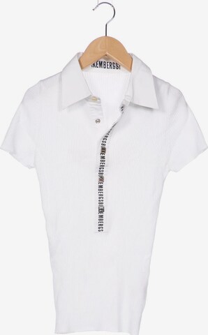 BIKKEMBERGS Poloshirt S in Weiß: predná strana