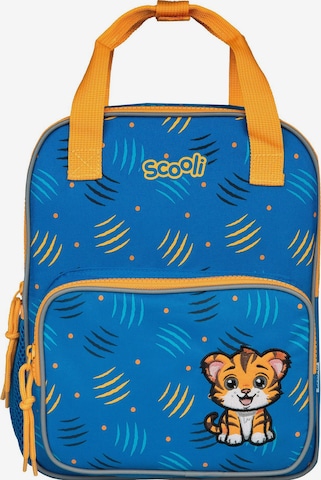 SCOOLI Backpack 'Mini-Me' in Blue: front