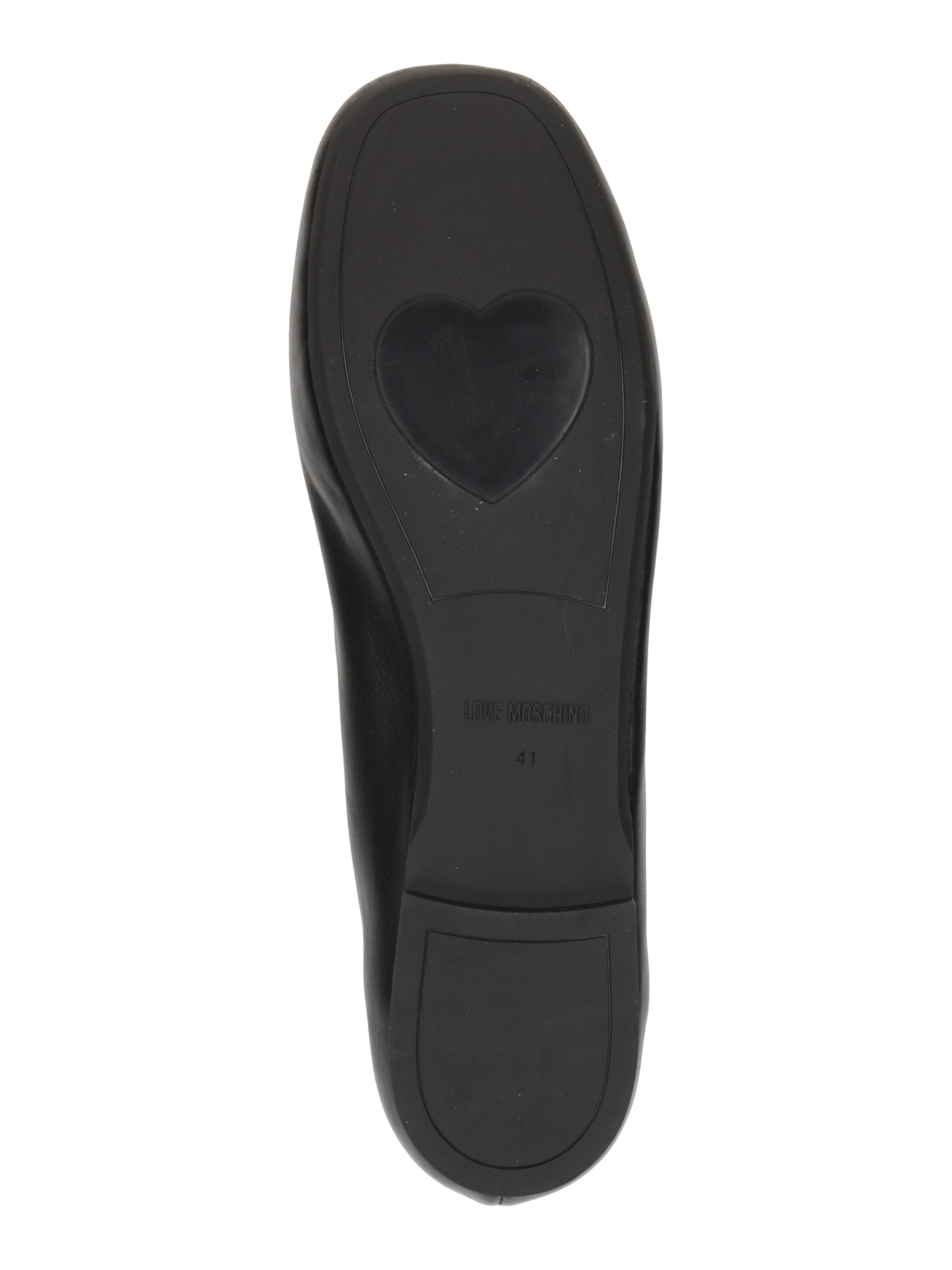 Love Moschino Ballerinasko i sort
