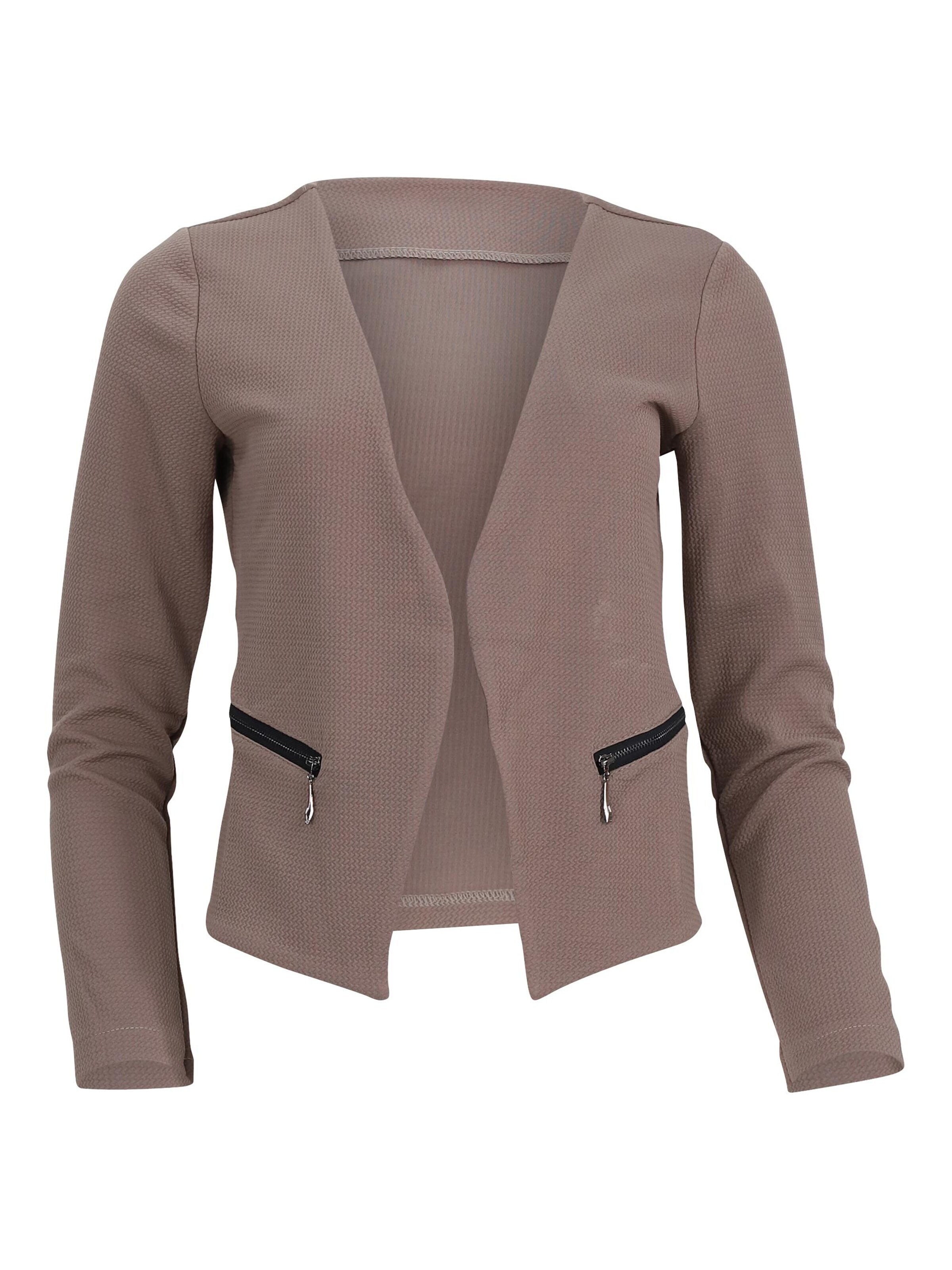 malito more than fashion Blazer in Brown: front