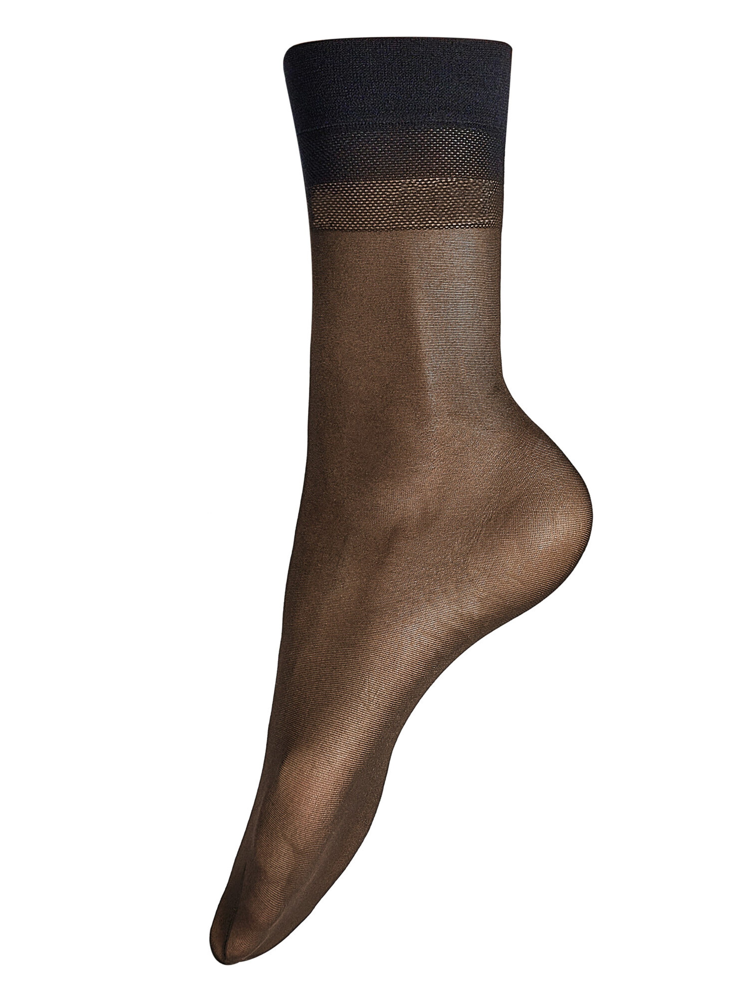 Calza velata 'Glamour 20' di Hudson in nero: frontale