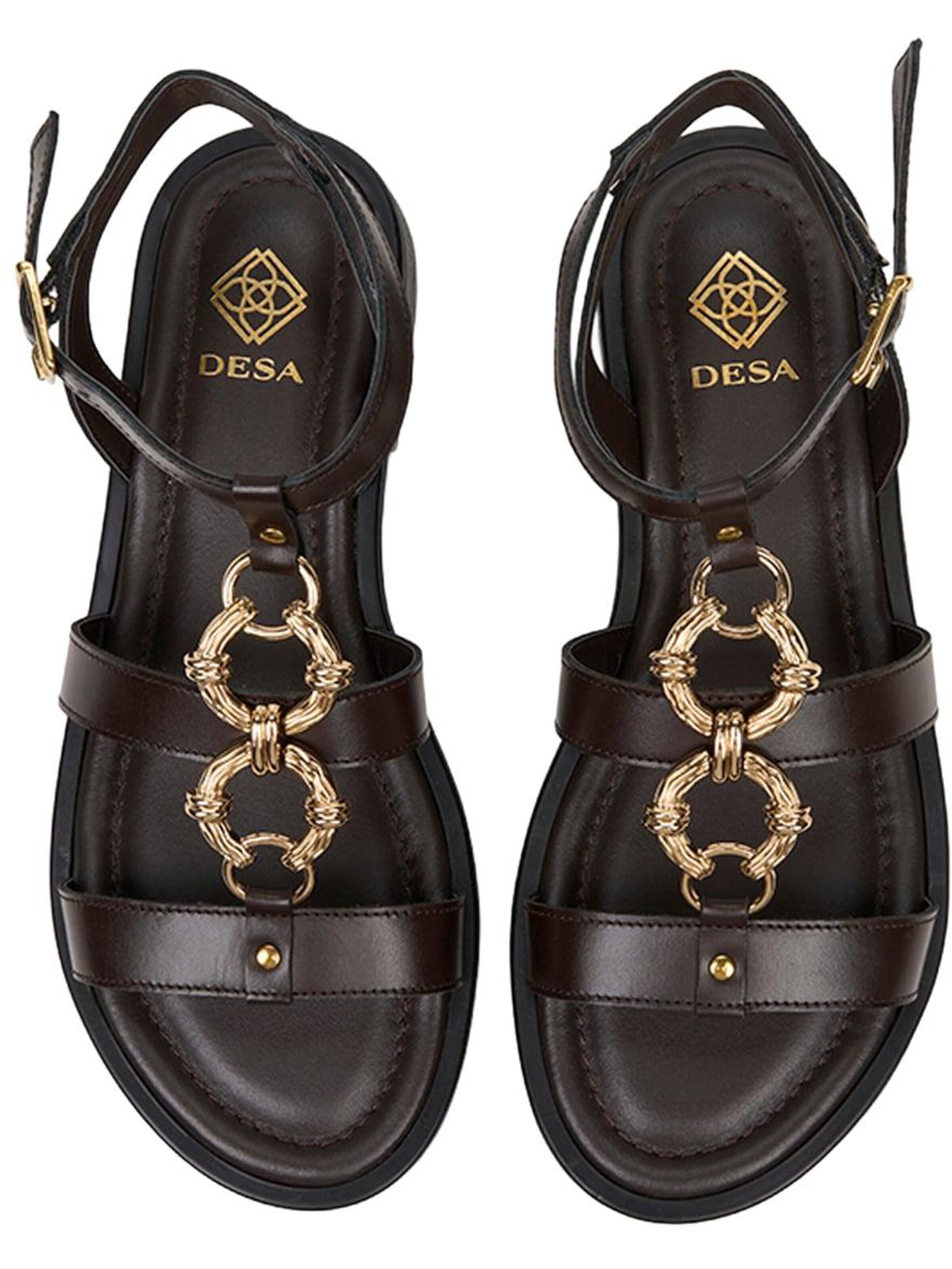 Desa - Sandalias 'Sandalen' en marrón