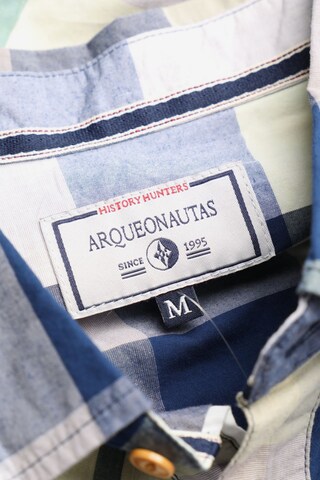 ARQUEONAUTAS Button Up Shirt in M in Blue