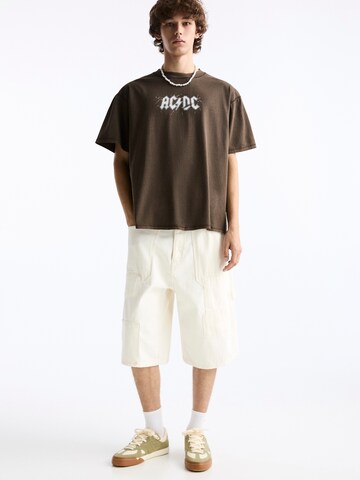 Pull&Bear T-Shirt in Braun