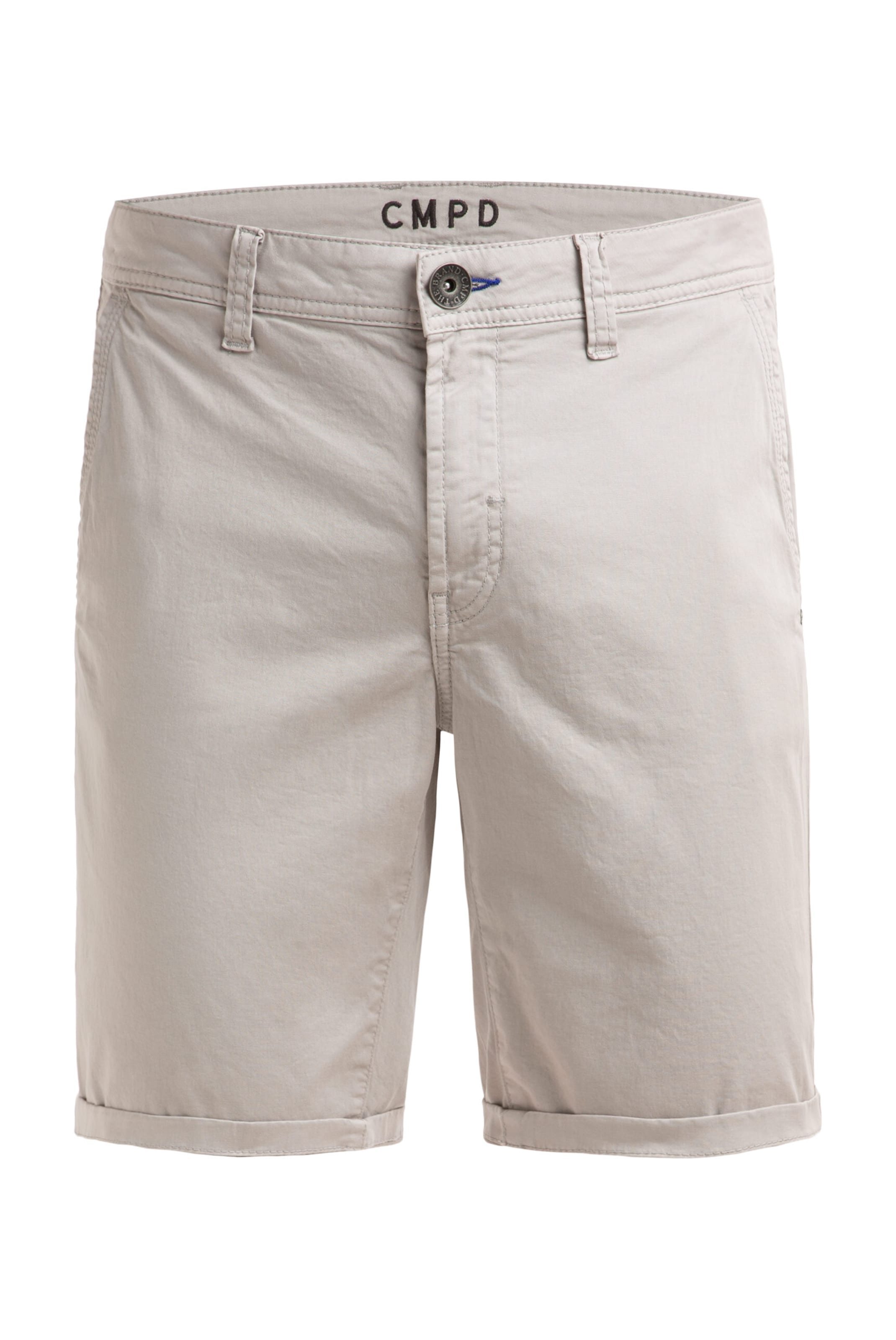 CMPD Regular Chino Pants in Grey: front