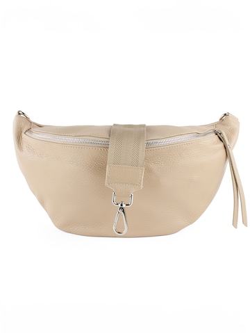 Marsupio 'ROMA' di lePelou in beige: frontale