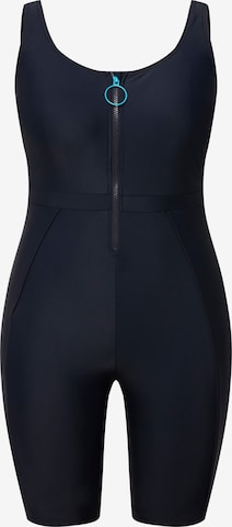 Ulla Popken Swimsuit in Blue: front