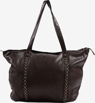 DreiMaster Vintage Shopper in Bruin: voorkant