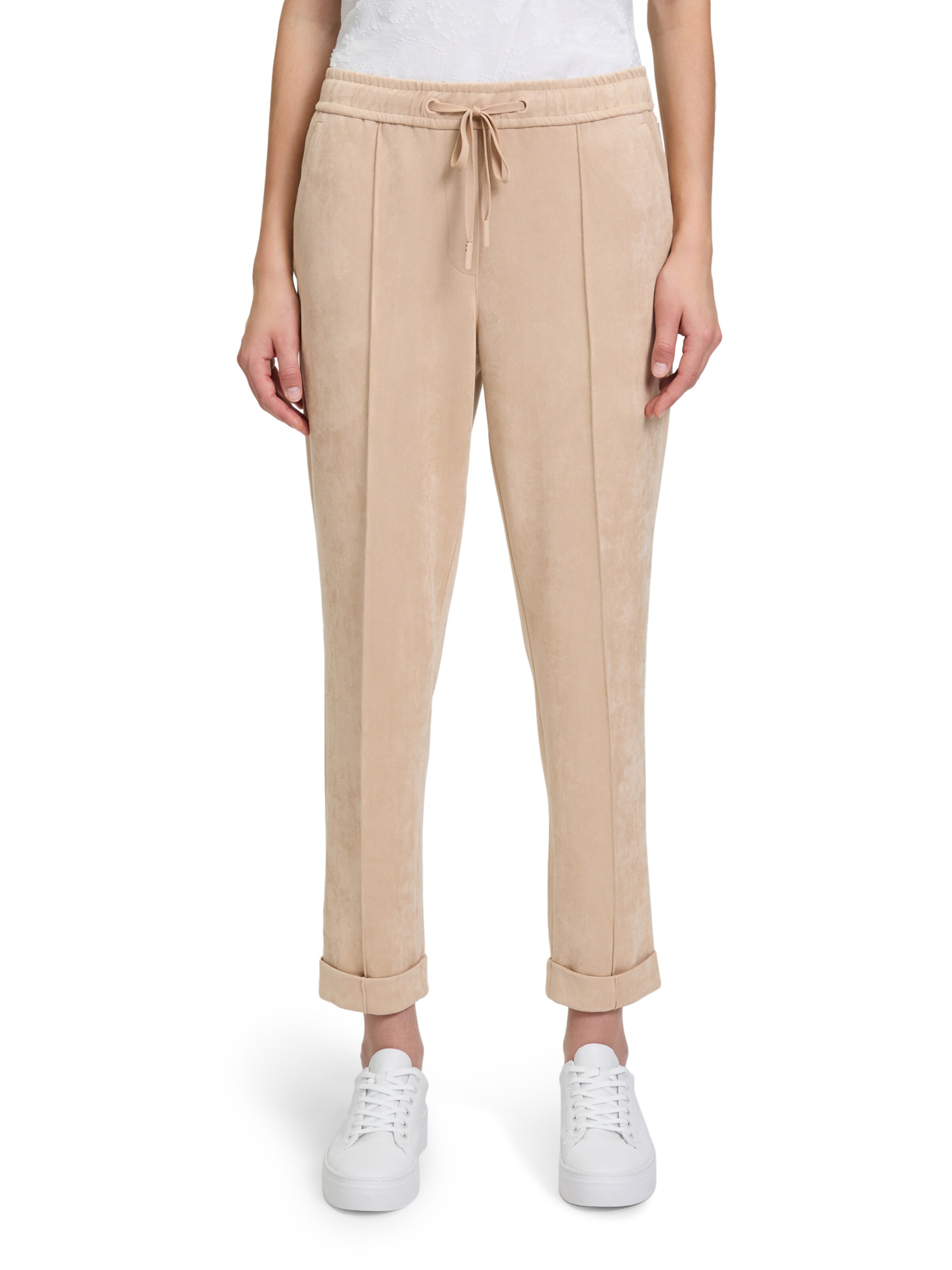 Slimfit Pantaloni di Betty & Co in beige: frontale