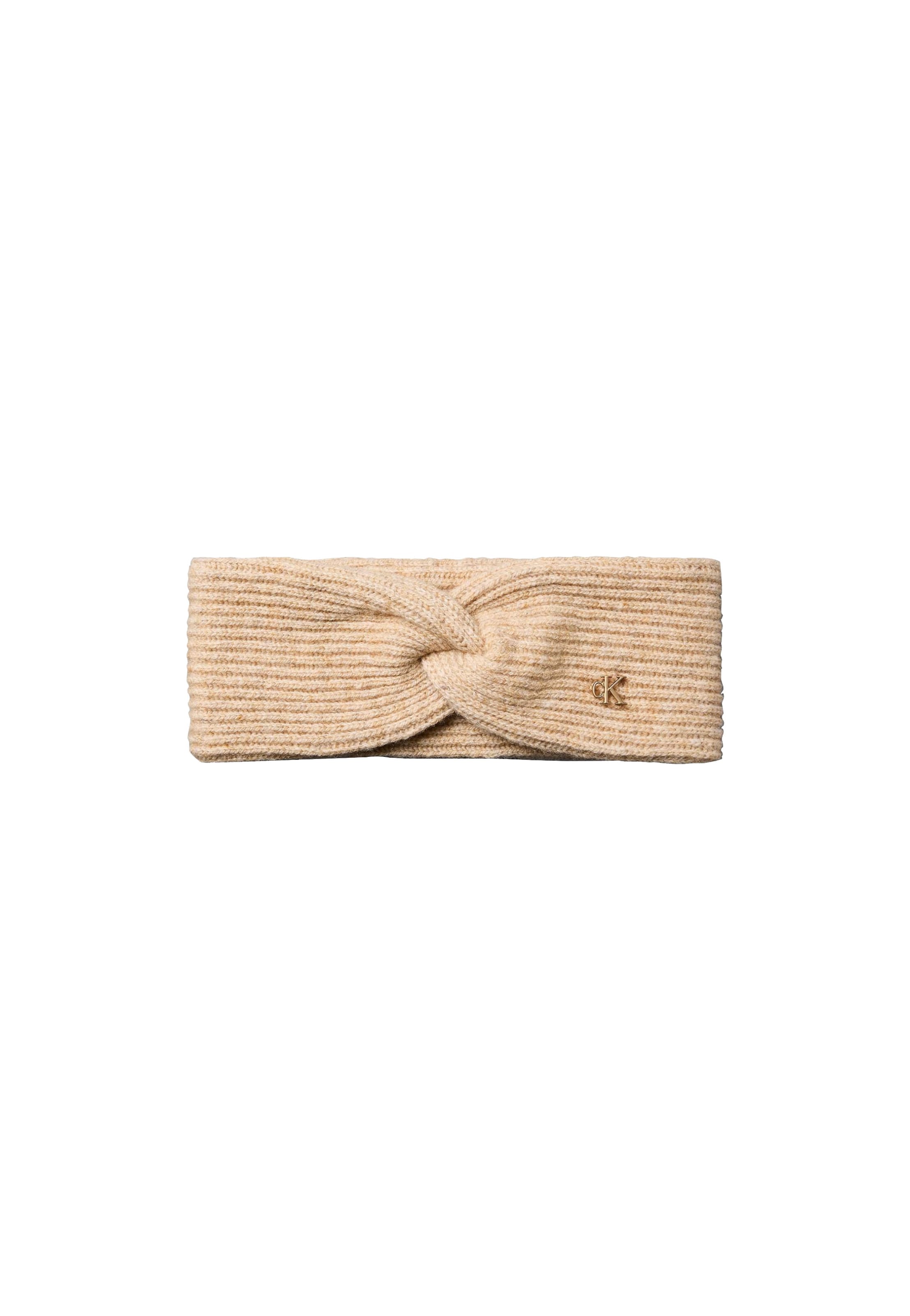 Calvin Klein Hoofdband in Beige: voorkant