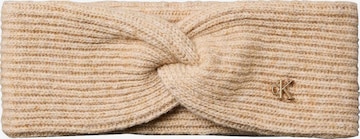 Calvin Klein Headband in Beige: front