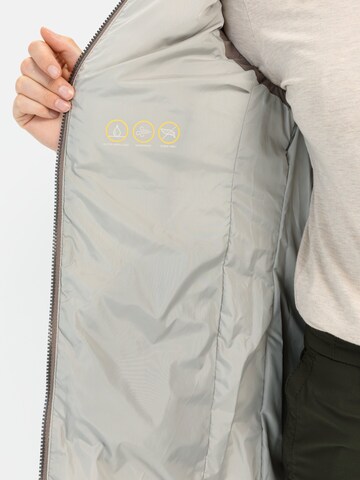 CAMEL ACTIVE Lange Weste mit Kapuze in Braun