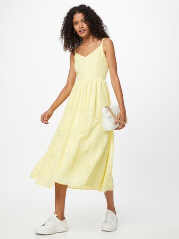 VILA Summer dress 'OLINE' in Yellow