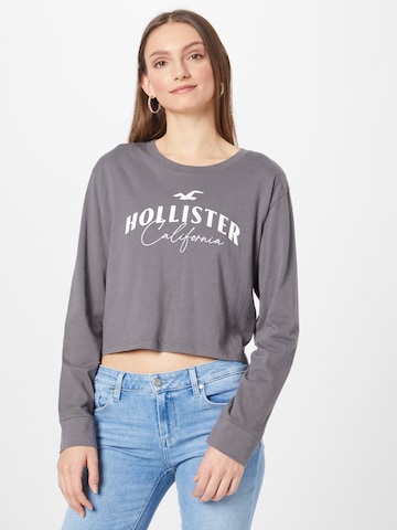 HOLLISTER Shirt in Grijs: voorkant