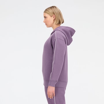 new balance Athletic Zip-Up Hoodie in Purple
