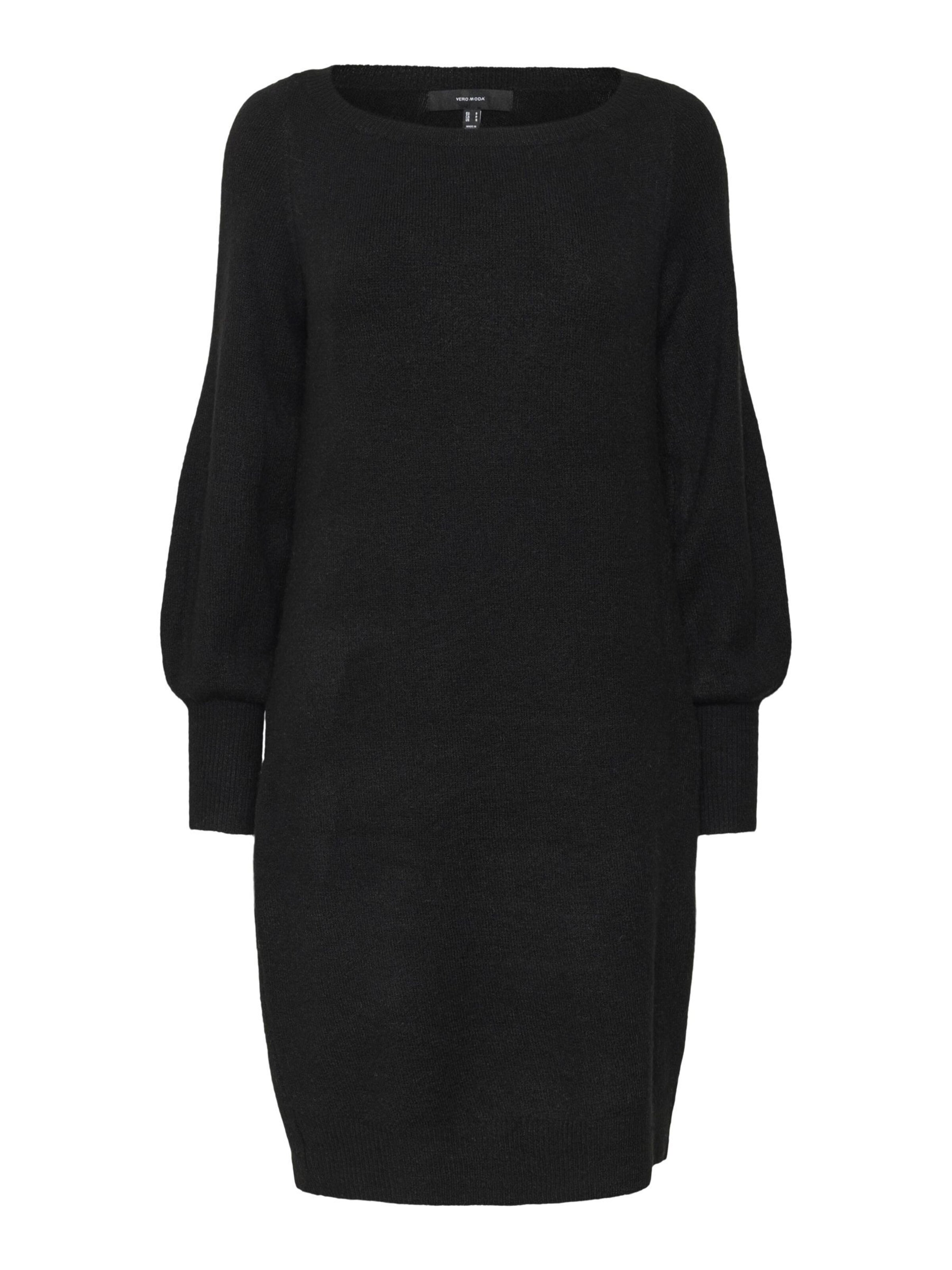 VERO MODA Strickkleid in schwarz, Produktansicht