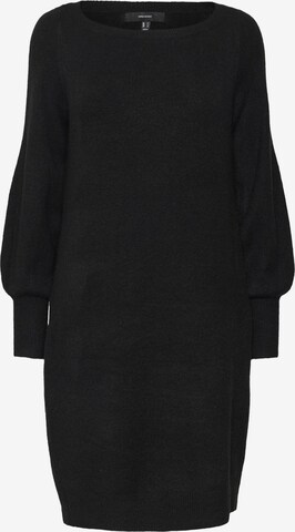 VERO MODA Knitted dress in Black: front