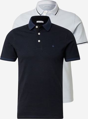 zils JACK & JONES T-Krekls 'JJEPaulos': no priekšpuses