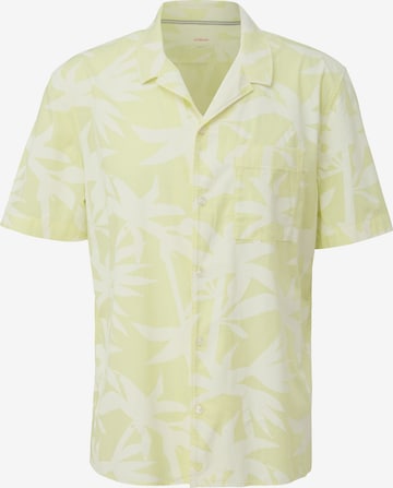 s.Oliver Comfort fit Overhemd in Groen: voorkant