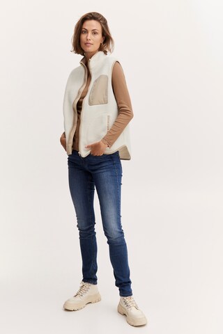 Fransa Vest in White