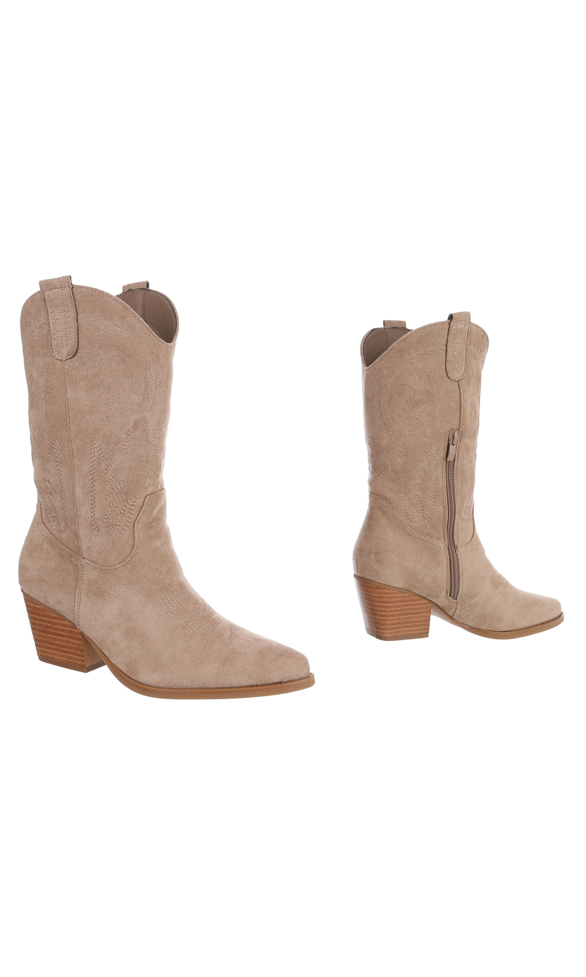 Ital-Design Stiefelette in Braun