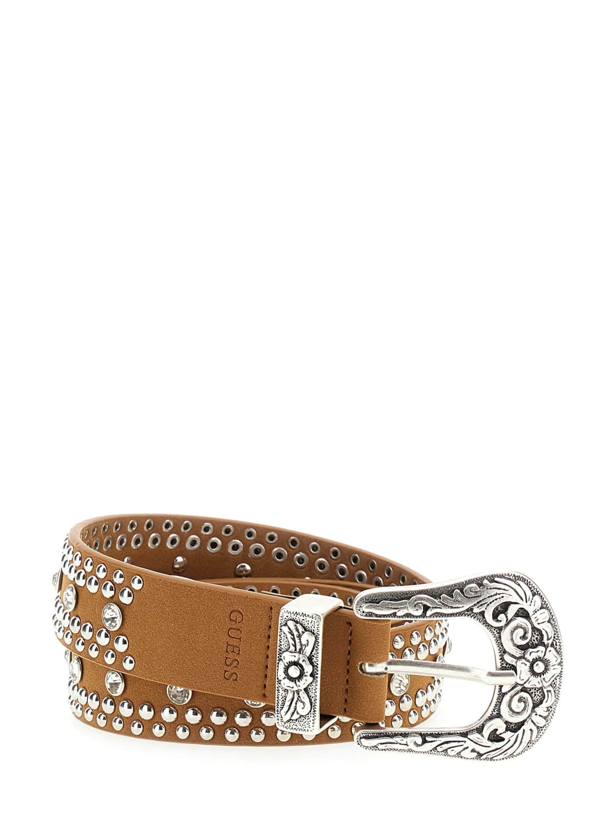 GUESS Belt in Brown: front