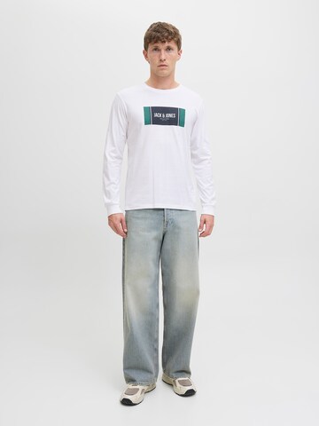 Maglietta 'JJHAYATO' di JACK & JONES in bianco
