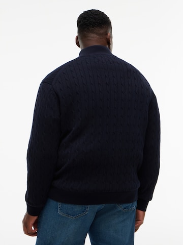 Tommy Hilfiger Big & Tall Neulepaita 'CLASSIC' värissä sininen