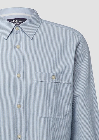 s.Oliver Regular fit Overhemd in Blauw
