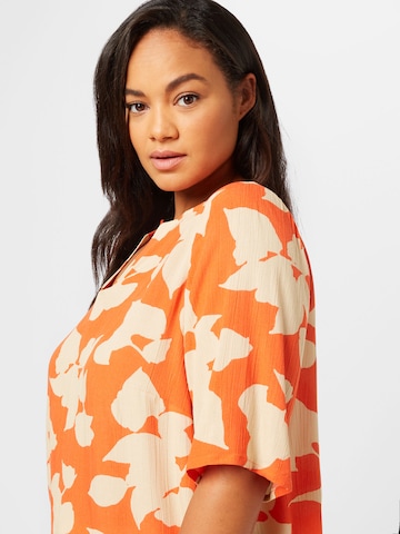 ONLY Carmakoma Bluse 'EMERSON' in Orange