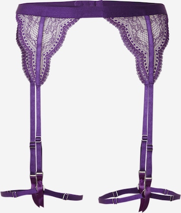 Hunkemöller Garter Belt 'Isabelle' in Purple: front