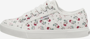 ONLY Rövid szárú sportcipők 'ONLNICOLA' - fehér: elől