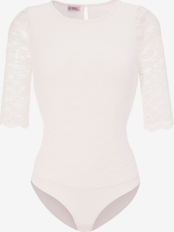 MARJO - Camisa body em branco: frente