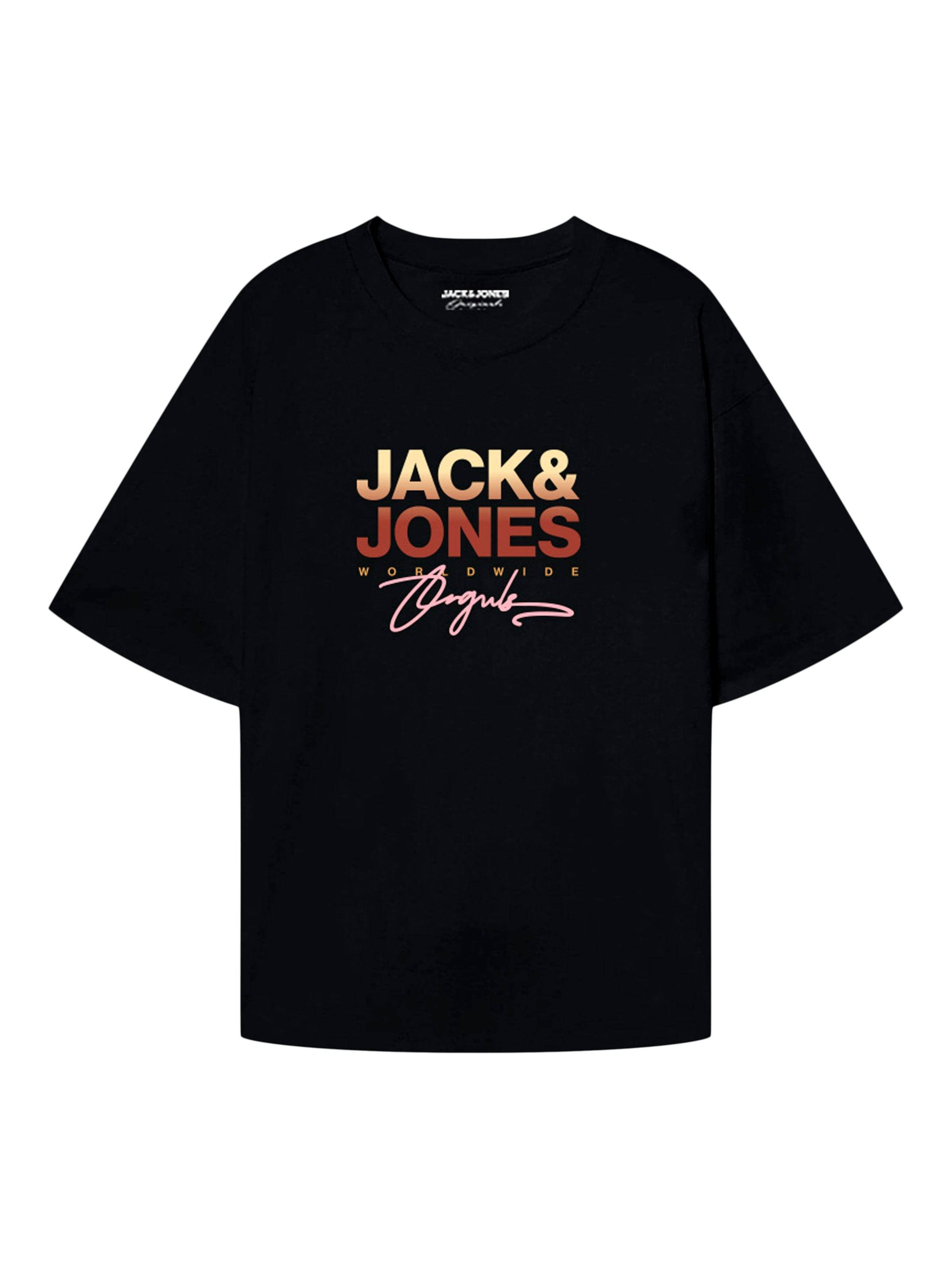 JACK & JONES Majica 'JORCANGGU' | bela barva