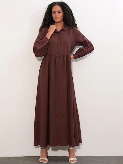 Bigdart Robe-chemise 'Maxi' en 38 en marron, Vue avec produit