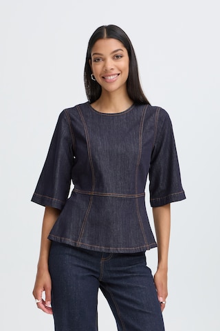 b.young Shirt 'KANEA' in Blauw: voorkant