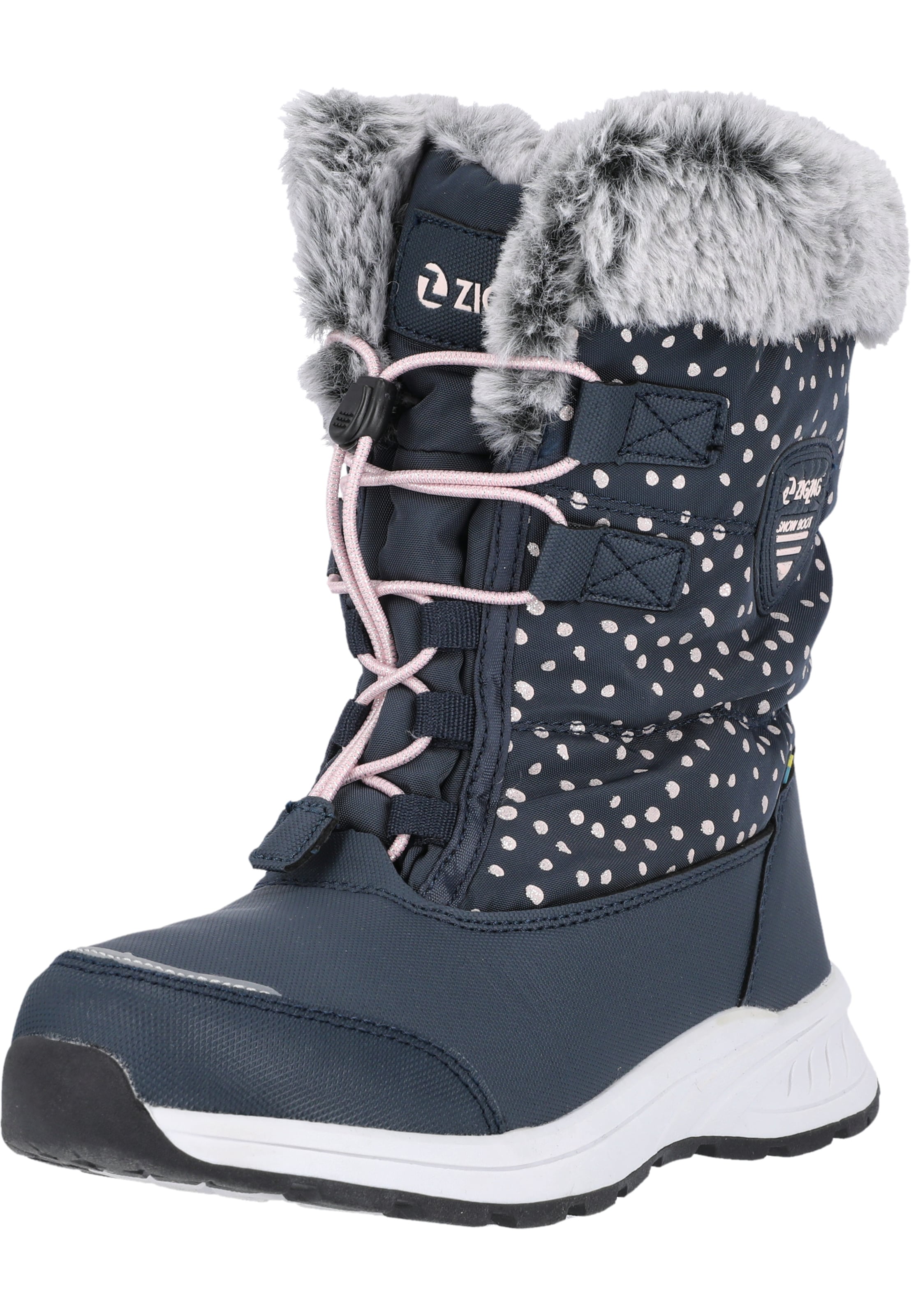 ZigZag Snow boots 'Wesend' in Blue: front