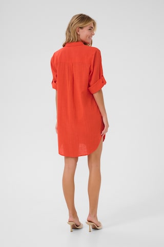 Kaffe Blusenkleid in Rot