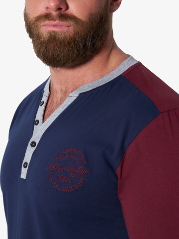 Jan Vanderstorm Pyjama 'Sirik' in Blau